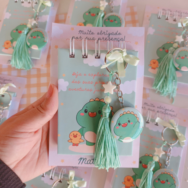 Kit Bloquinho+ Chaveiro dupla face personalizado