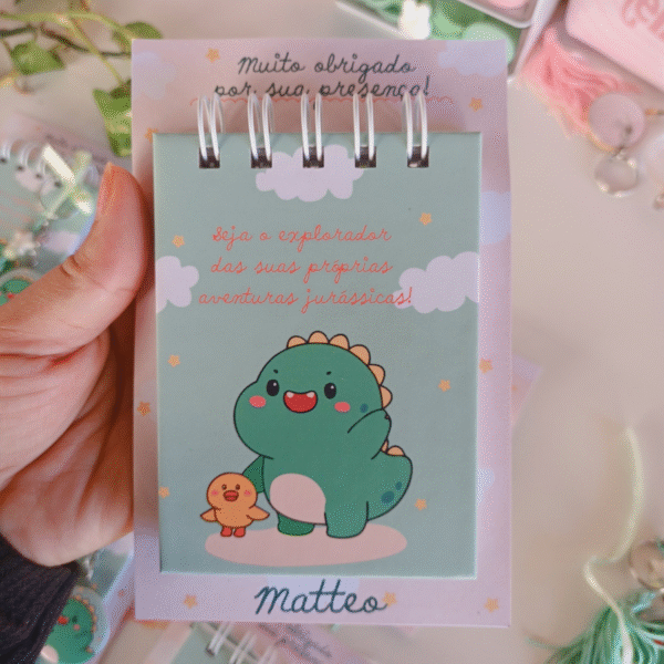 Kit Bloquinho+ Chaveiro dupla face personalizado