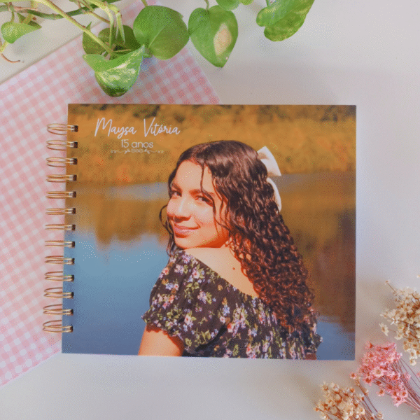 Caderno de Assinaturas e Mensagens 15 anos