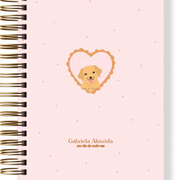 Caderno Dog Rosa