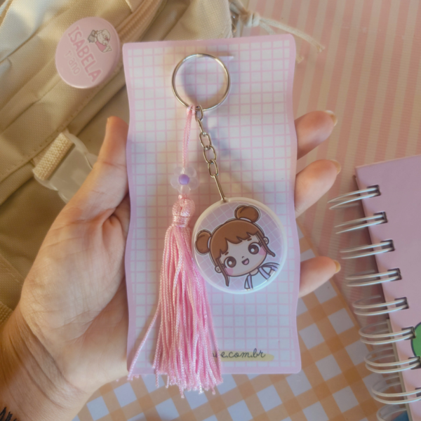 Chaveiro Dupla face menininhas