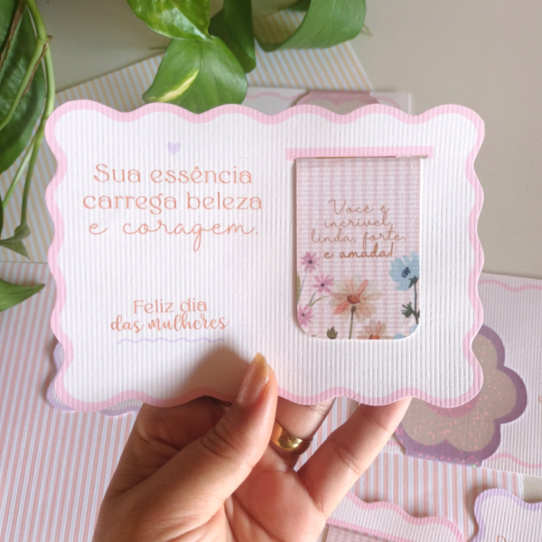 Marcador de páginas magnético Dia das Mulheres