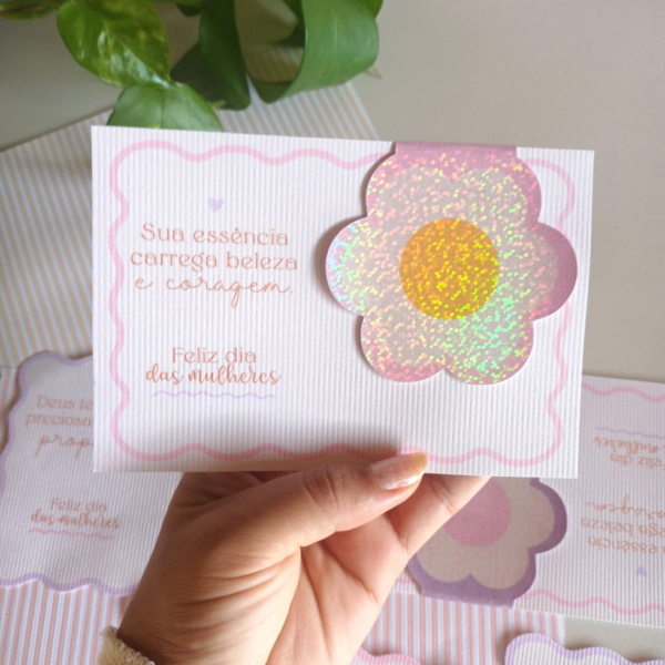 Marcador de páginas magnético flores