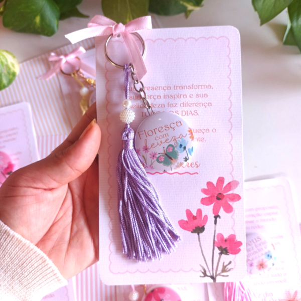 Chaveiro Dia da Mulher 1 face