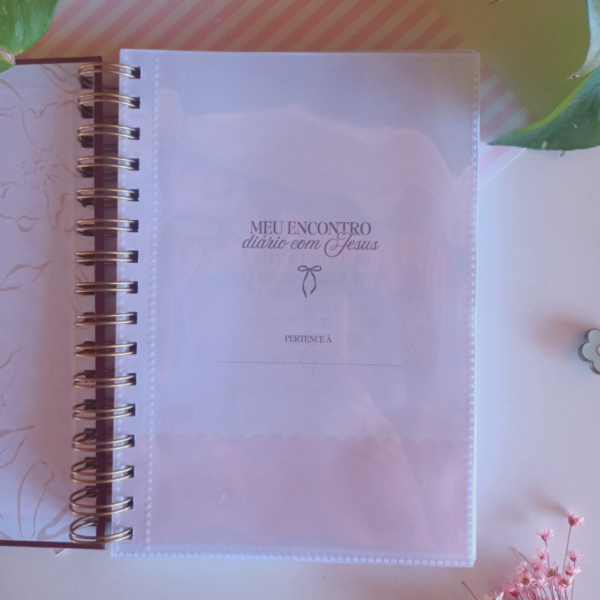 Caderno Devocional Flores e Listras