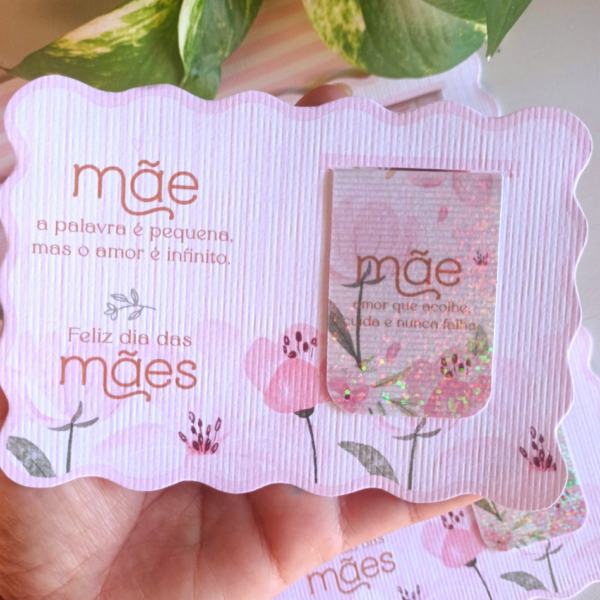 Marcador de páginas magnético Dia das Mães