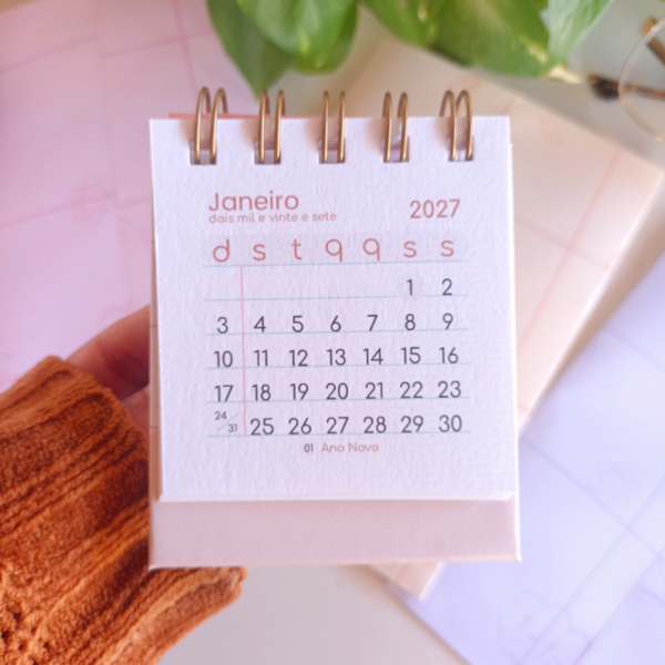 Mini calendário dia dos professores