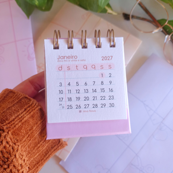 Mini calendário dia dos professores