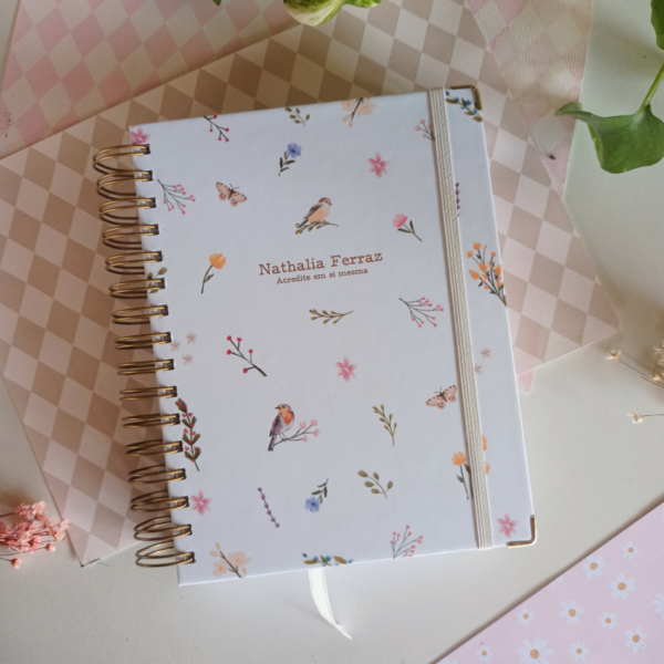 Planner A5 2027 Pássaros e Borboletas
