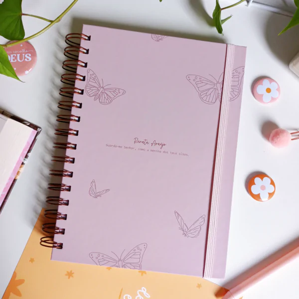 Caderno Devocional Borboletas