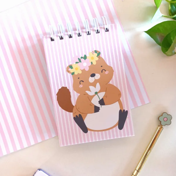 Bloquinho A6 Marmota fofa