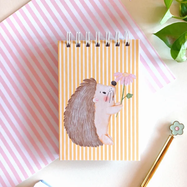 Bloquinho A6 Ouriço fofo