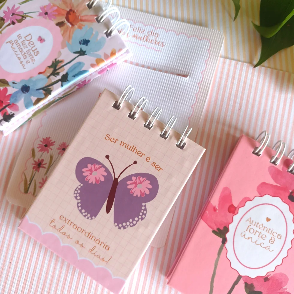 Bloco de notas P Dia das Mulheres