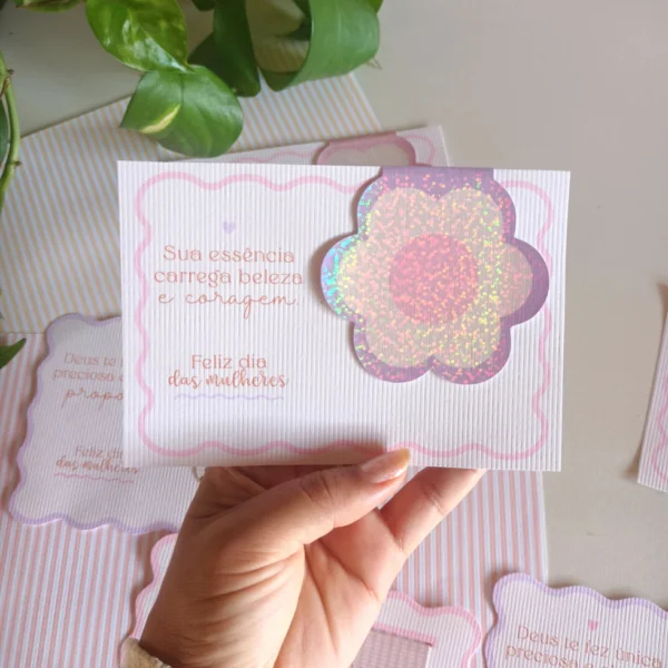 Marcador de páginas magnético flores